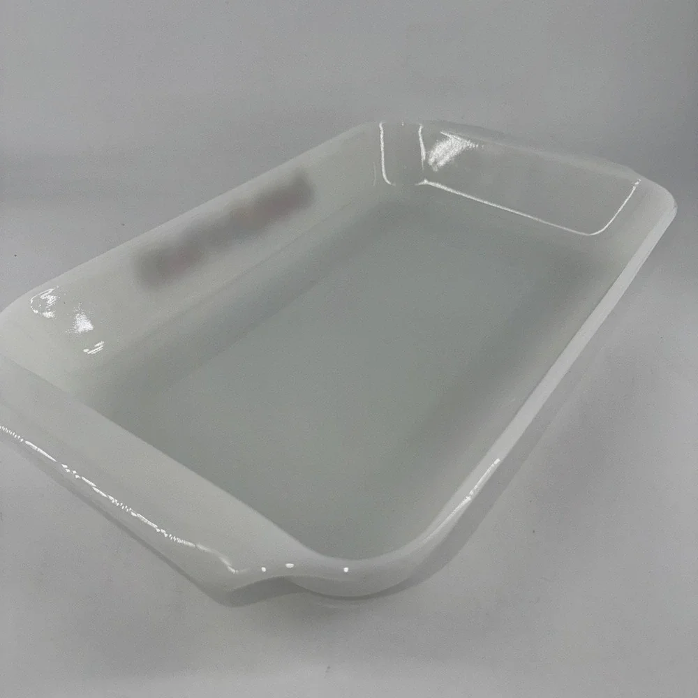 Anchor Hocking Fire King Natures Bounty Fruit Pattern Baking Casserole Dish 2 QT